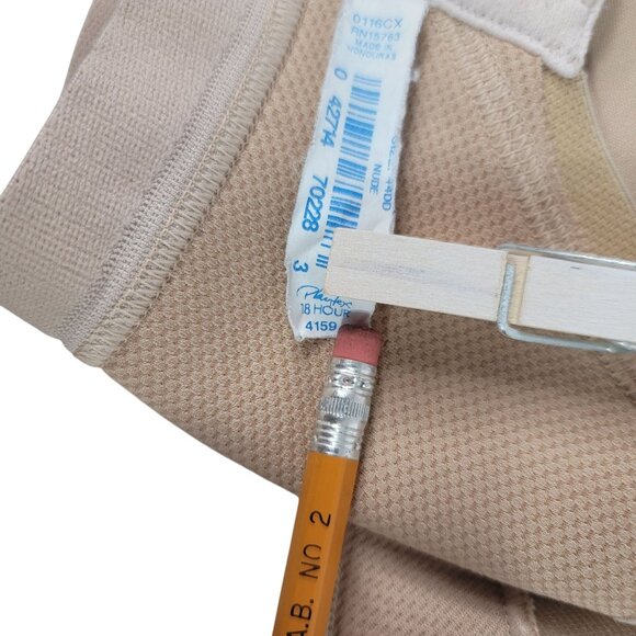 Playtex 18 Hour Wirefree Bra Tan 44DD Active Breathable Comfort Straps #4159 - Picture 11 of 11